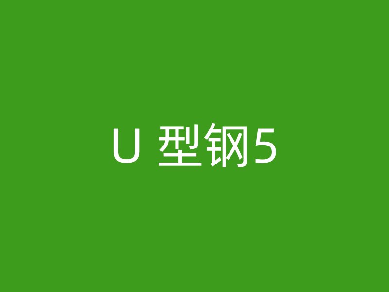 U 型鋼5